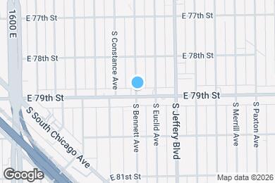 Map image of the property - 7853 S Bennett Ave