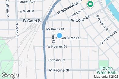Map image of the property - 803 W Van Buren St