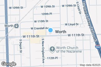 Map image of the property - 6844 W 111th St