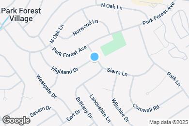 Map image of the property - 1952 Highland Dr