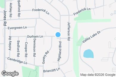 Map image of the property - 1490 Highland Blvd