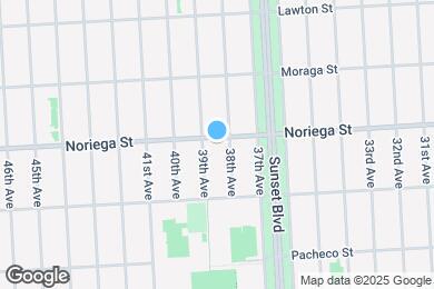 Map image of the property - 3125 Noriega St