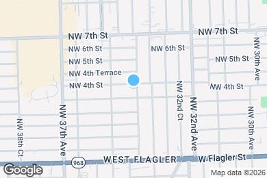Map image of the property - 320 NW 34th Ave