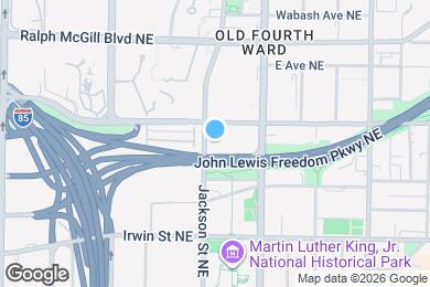 Map image of the property - 435 Highland Ave NE