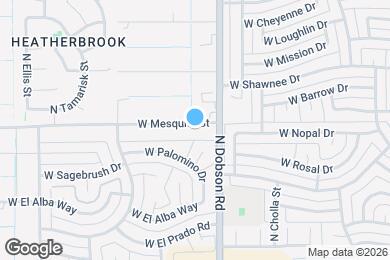 Map image of the property - 2005 W Mesquite St