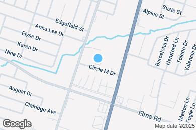 Map image of the property - 1101 Circle M Dr