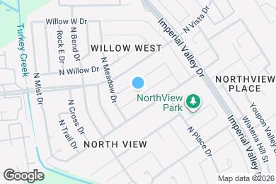 Map image of the property - 747 Oak W Dr