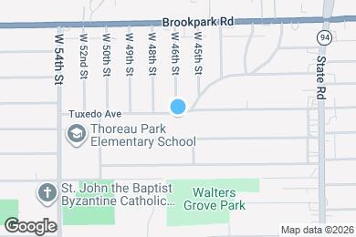 Map image of the property - 4527 Tuxedo Ave
