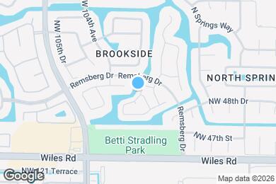 Map image of the property - 4872 NW 103rd Dr