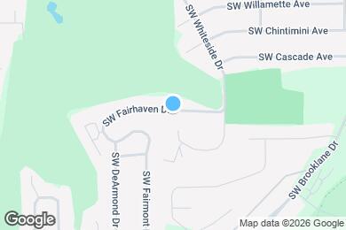 Map image of the property - 3776 SW Fairhaven Dr