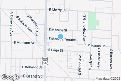 Map image of the property - 1902 E Monroe Terrace