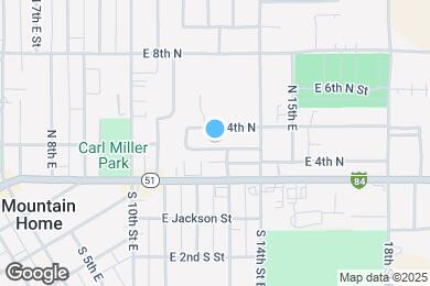 Map image of the property - 1260 E 4th N