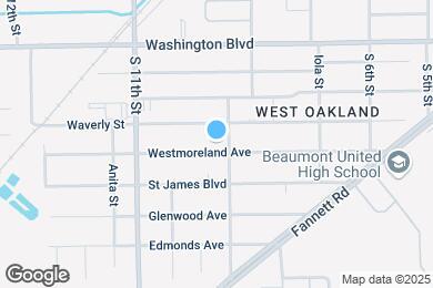 Map image of the property - 3420 Westmoreland St