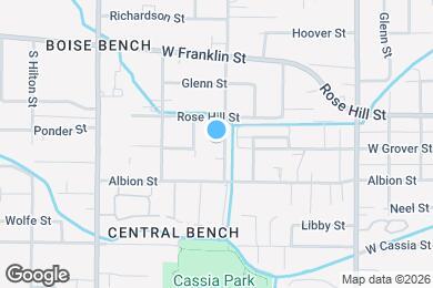 Map image of the property - 419 S Garden St