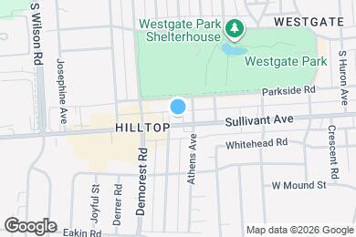 Map image of the property - 3340 Sullivant Ave