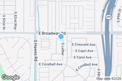 Map image of the property - 426 S Luther