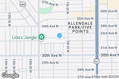 Map image of the property - 738 32nd Ave N