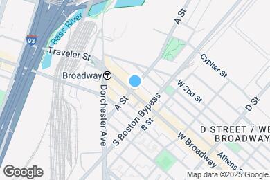 Map image of the property - 80 W Broadway