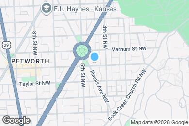 Map image of the property - 423 Upshur St NW