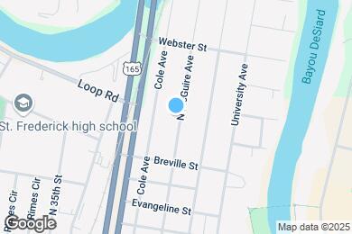 Map image of the property - 1409 N McGuire Ave
