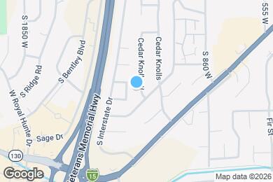 Map image of the property - 1100 Cedar Knls W