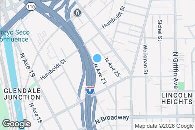 Map image of the property - 164 N Ave 23