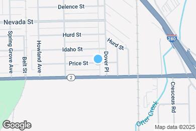 Map image of the property - 2074 Price St