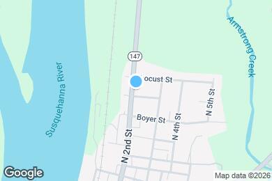 Map image of the property - 421 N 2nd St