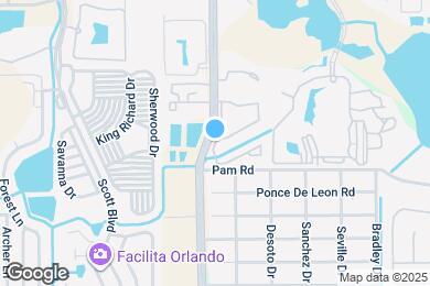 Map image of the property - 2731 N Poinciana Blvd