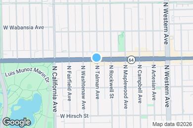 Map image of the property - 1554 N Talman Ave