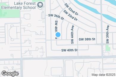 Map image of the property - 3781 SW 46th Ave