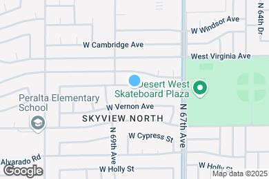 Map image of the property - 6827 W Lewis Ave