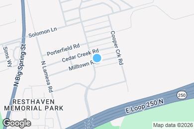 Map image of the property - 1302 Milltown Rd