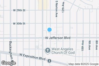 Map image of the property - 3045 S Bronson Ave