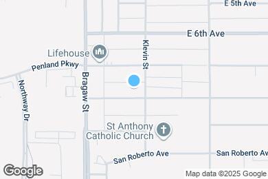 Map image of the property - 4027 E 8th Ave