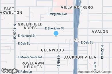 Map image of the property - 1841 E Harvard St