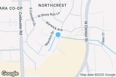 Map image of the property - Northcrest Apartments