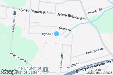 Map image of the property - 121 Bybee Dr