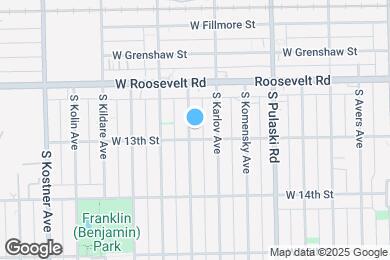 Map image of the property - 1249 S Kedvale Ave