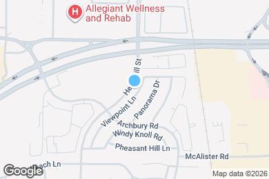 Map image of the property - 12524 Viewpoint Ln