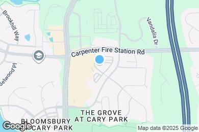 Map image of the property - Reserve at Cary Park