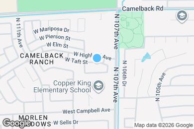 Map image of the property - 10733 W Taft St