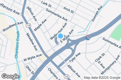 Map image of the property - 139 E Wylie Ave