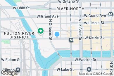 Map image of the property - 172 W Kinzie St