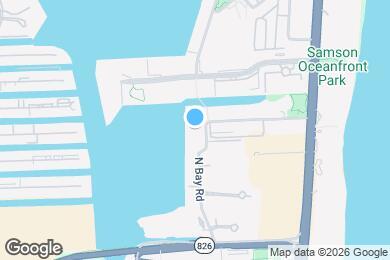 Map image of the property - 17150 N Bay Rd