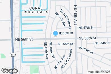 Map image of the property - 1621 NE 56th St