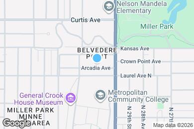 Map image of the property - 3042 Arcadia Ave