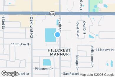 Map image of the property - Lakes at Largo Apartments