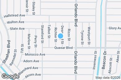 Map image of the property - 1235 Desmond St