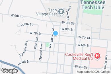 Map image of the property - 412 W 7th St